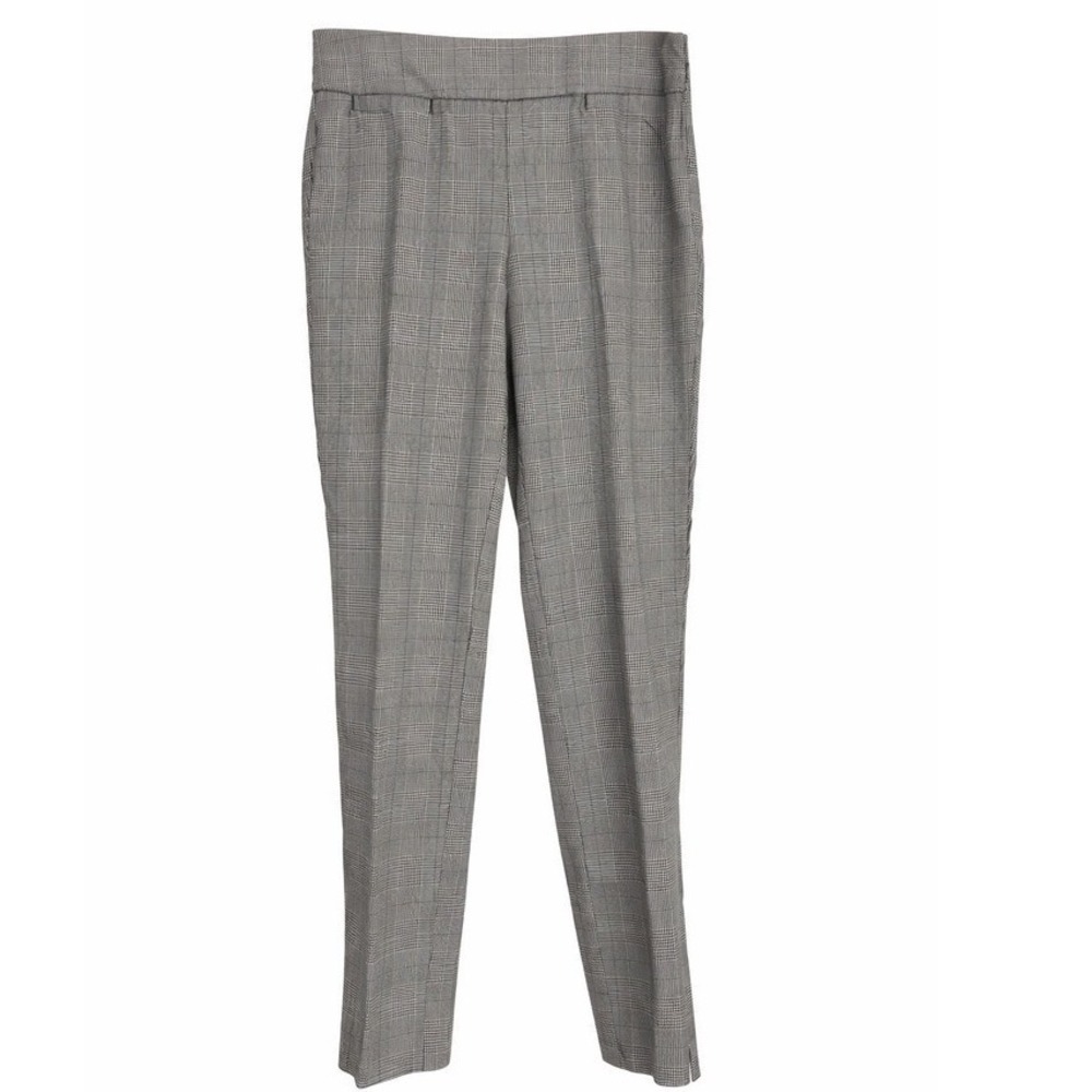 Talbots Chatham Glen Plaid Ankle Pants Size 2 Dark Academia Preppy Stretch